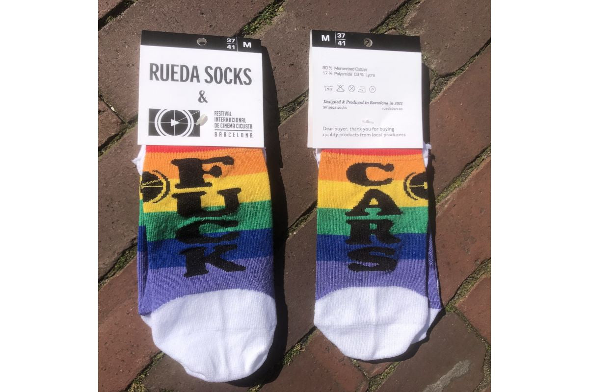 Chaussettes cyclistes Rueda Socks Fuck Cars