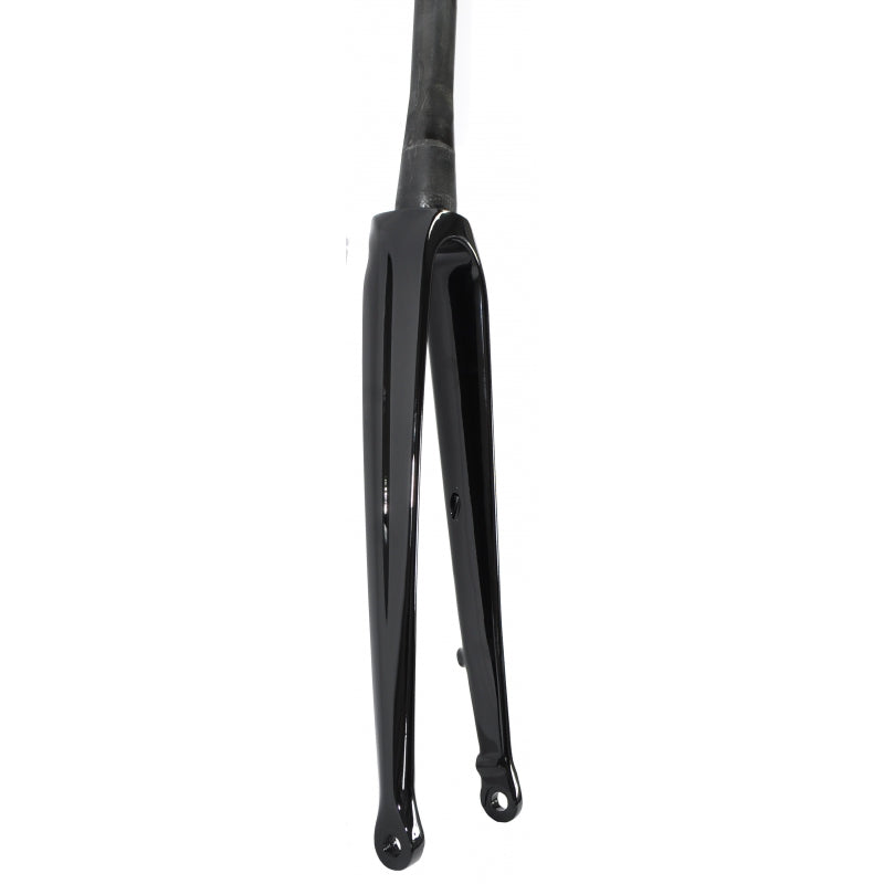 EXS carbon fork for road bike with disc and tapered steerer