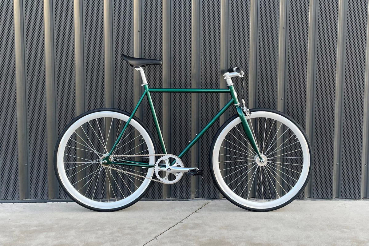Bicicleta fixie / singlespeed InFiné Cycles - Verde Jaguar