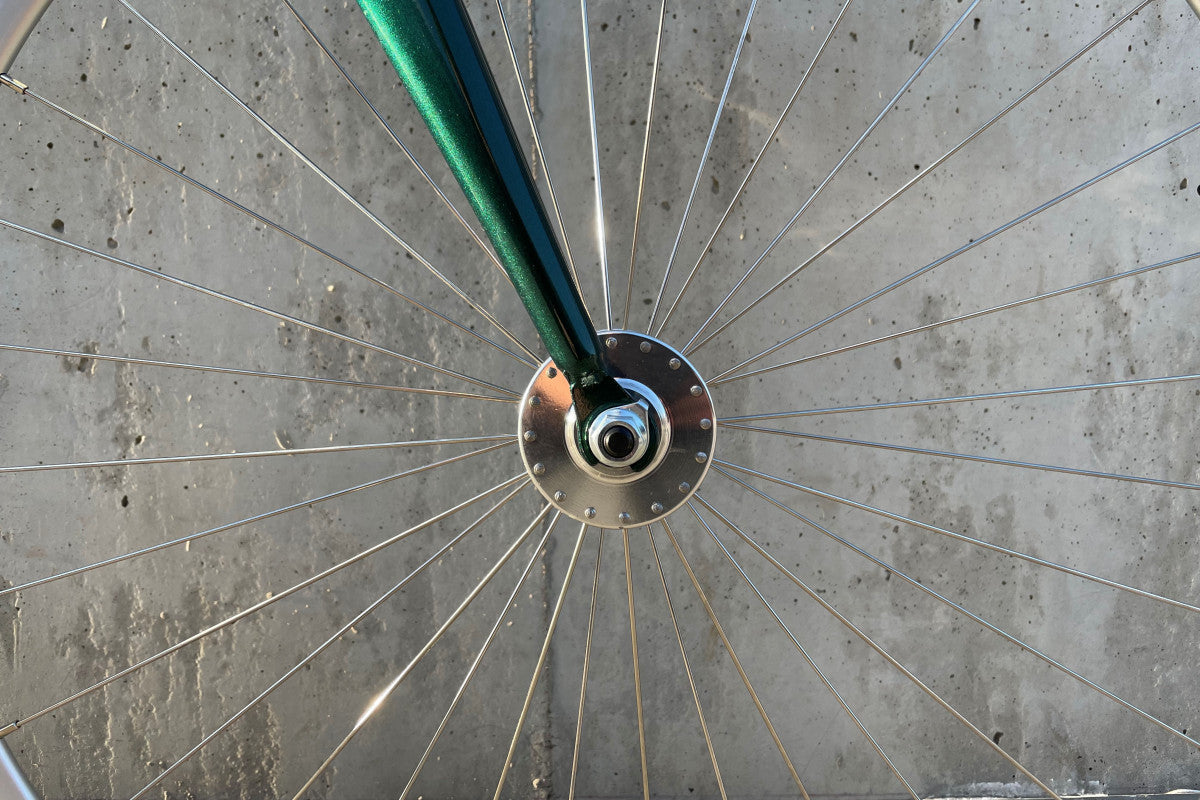 Bicicleta fixie / singlespeed InFiné Cycles - Verde Jaguar