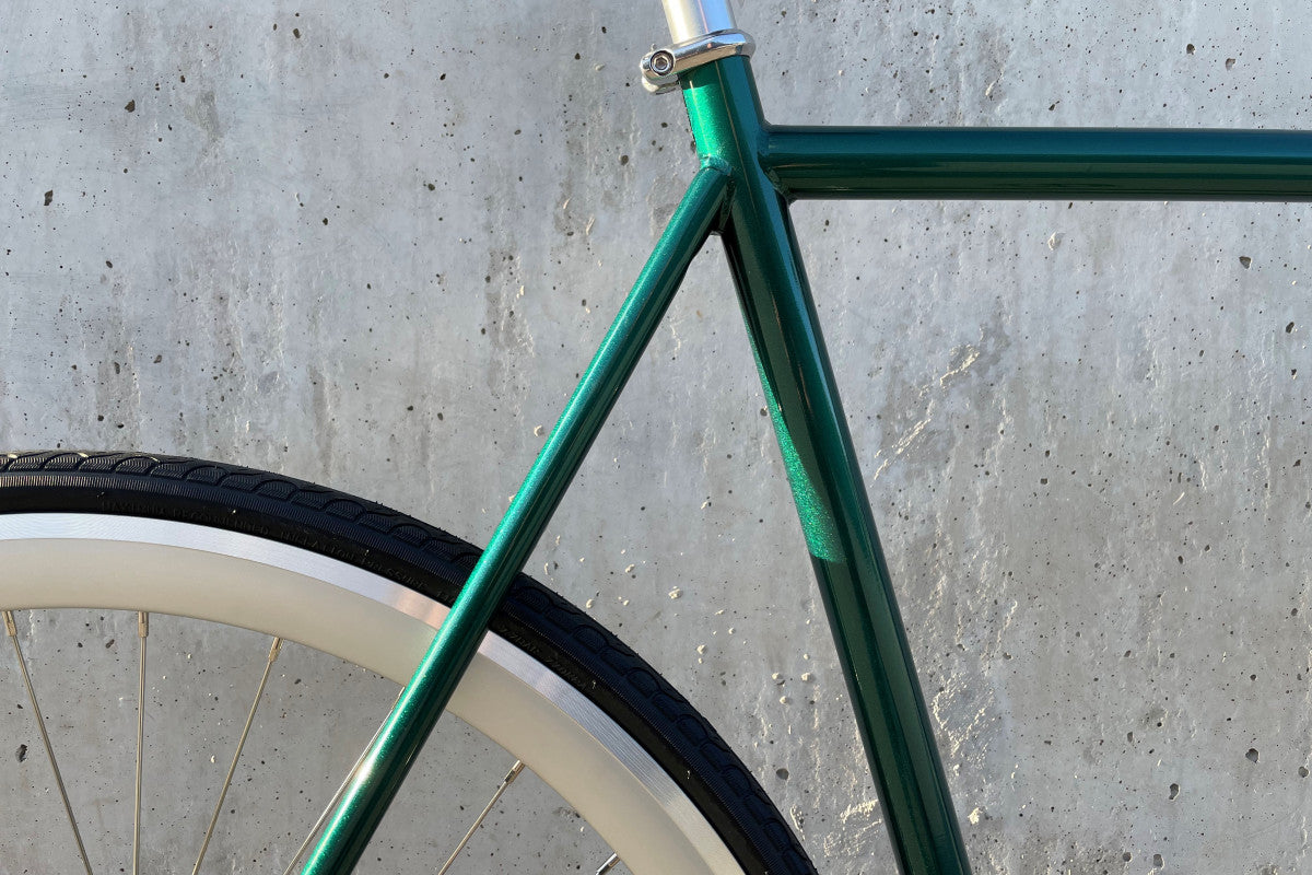 Bicicleta fixie / singlespeed InFiné Cycles - Verde Jaguar