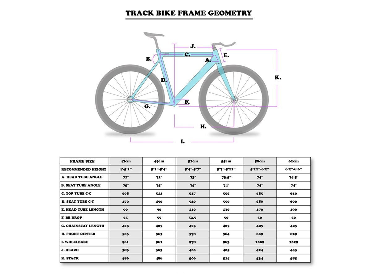 Bicicleta Fixie / Singlespeed 6KU Pista Blanca