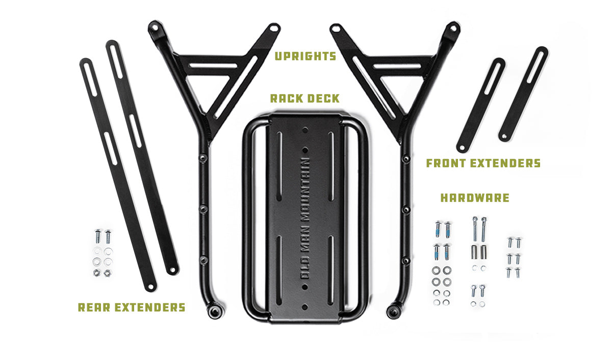Portaequipajes delantero o trasero para bicicleta Old Man Mountain Elkhorn
