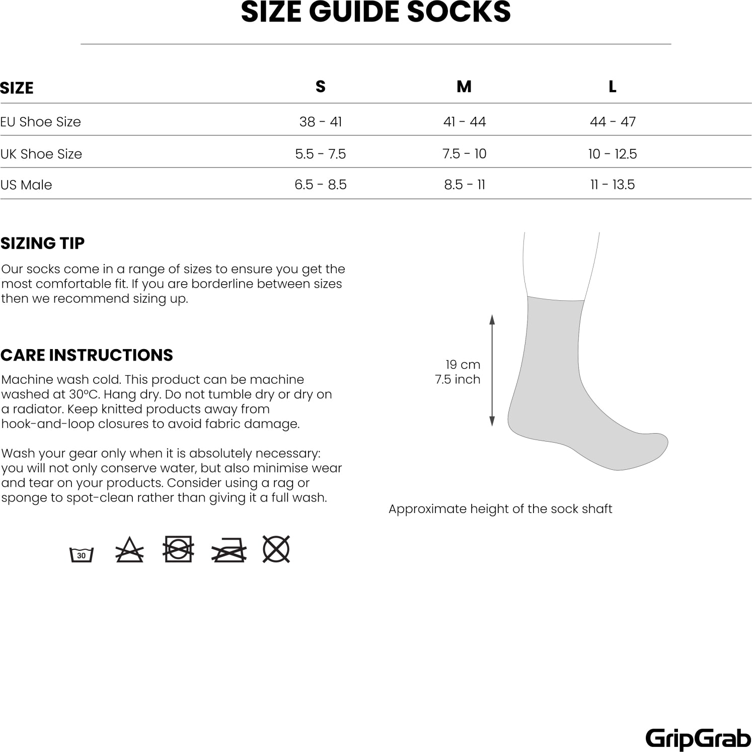 GripGrab Klassische Hochsommer-Radsocken