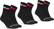 GripGrab Classic Sommer-Radsocken, 3er-Pack