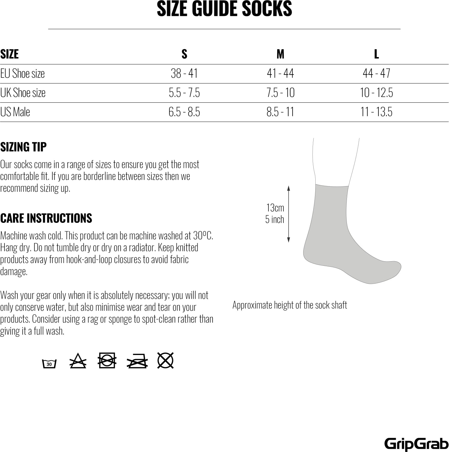 GripGrab Classic Sommer-Radsocken, 3er-Pack