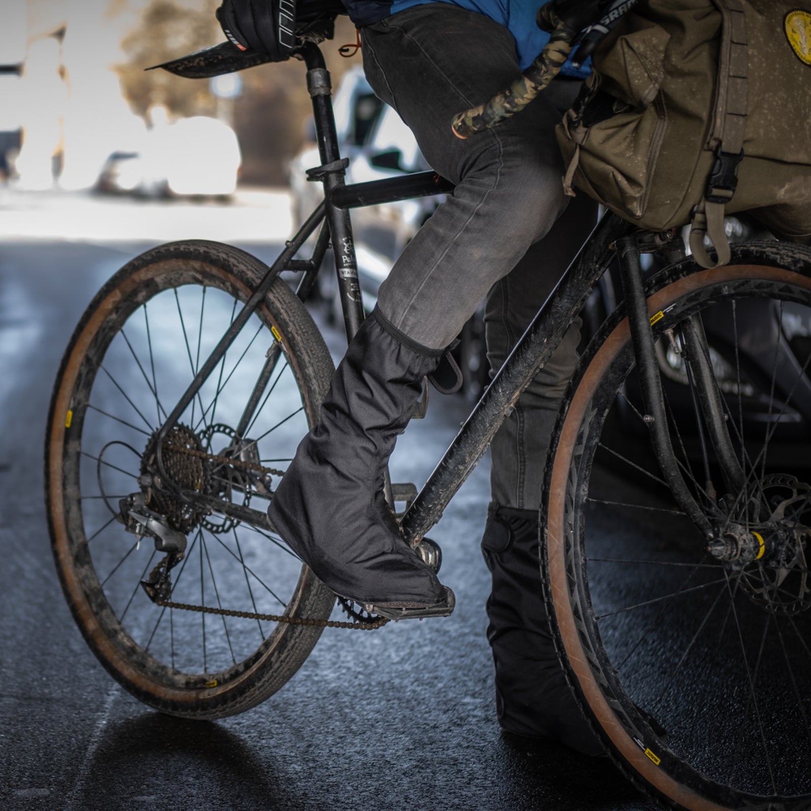 Couvre-chaussures vélo étanches GripGrab DryFoot 2