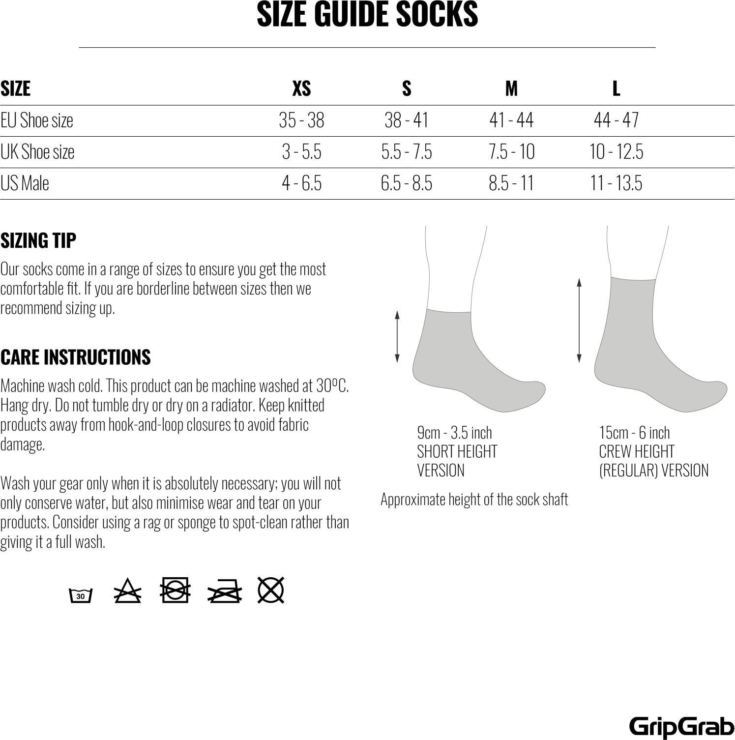 GripGrab Lightweight SL kurze Sommer-Radsocken