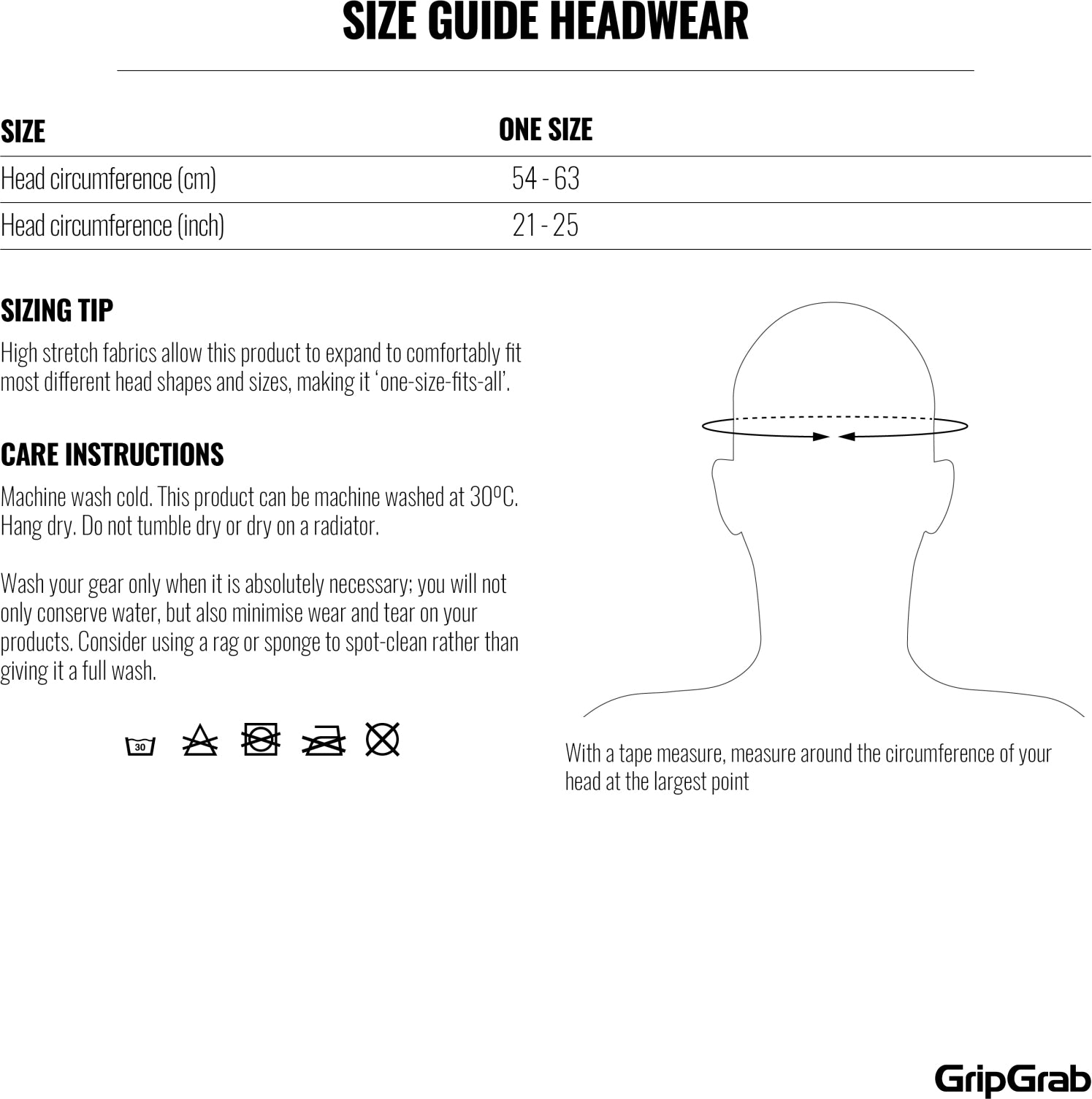 GripGrab lightweight summer cycling headband