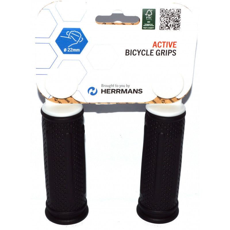 Puños de bicicleta para niños Herrmans goma 93mm