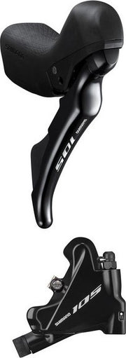 Comandi idraulici destri + pinza Shimano 105 ST-R7020R 11 velocità