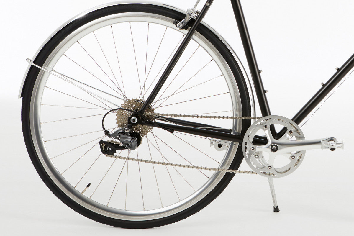 Bicicleta Urbana de Asfalto InFiné Cycles - Negro Mate