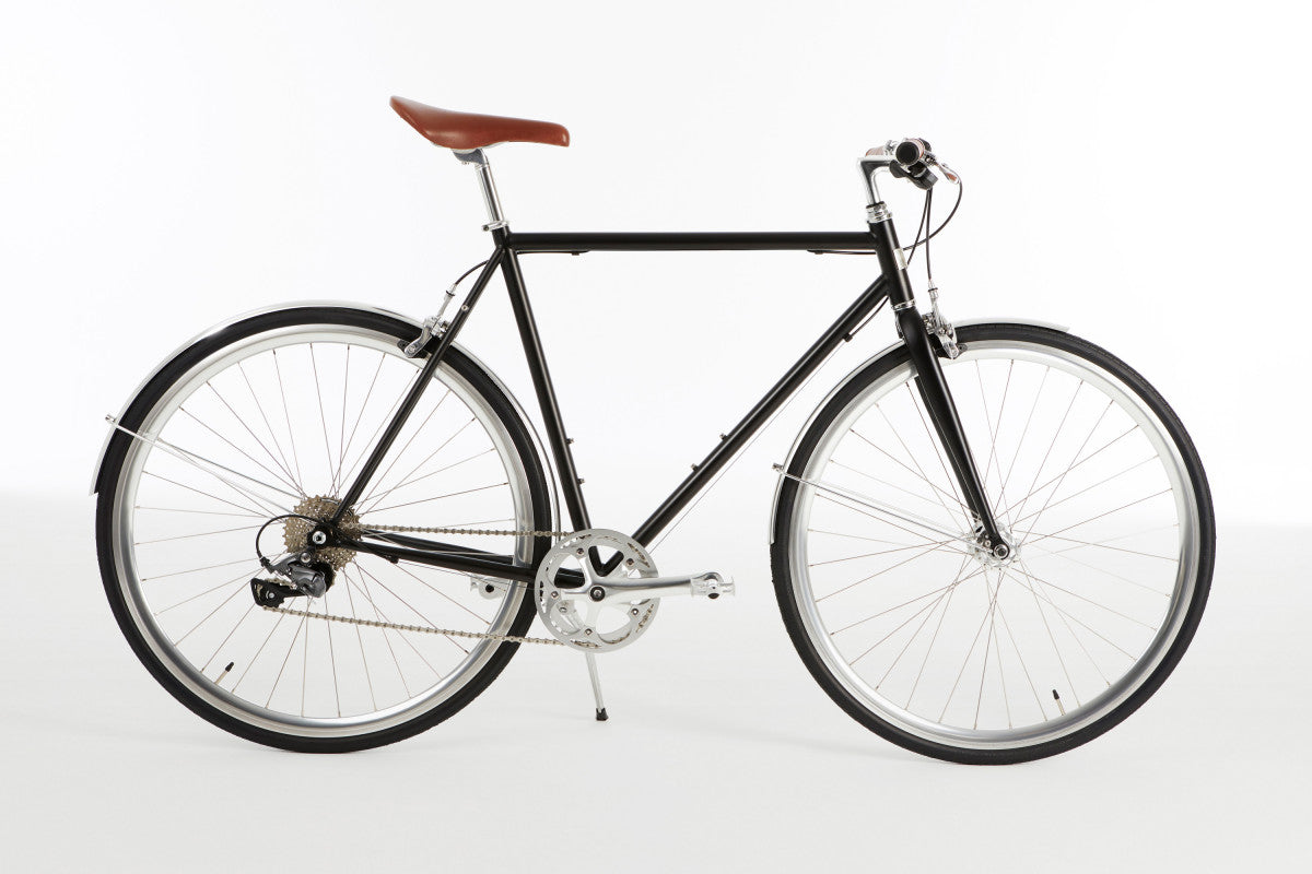 InFiné Cycles Asphalt Urban Bike - Matte Black