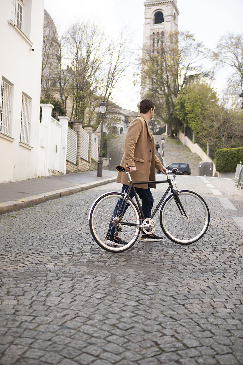 Bicicleta Urbana de Asfalto InFiné Cycles - Negro Mate