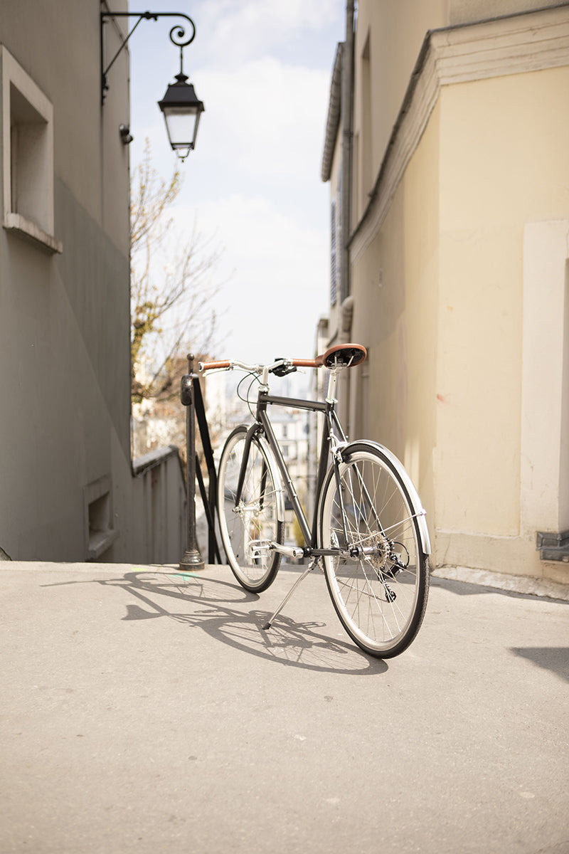 Bicicleta Urbana de Asfalto InFiné Cycles - Negro Mate