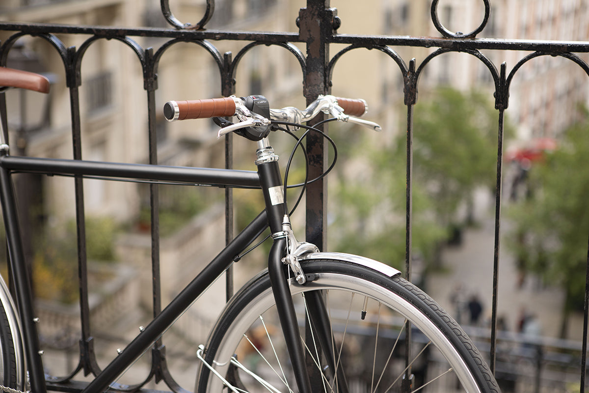 Bicicleta Urbana de Asfalto InFiné Cycles - Negro Mate