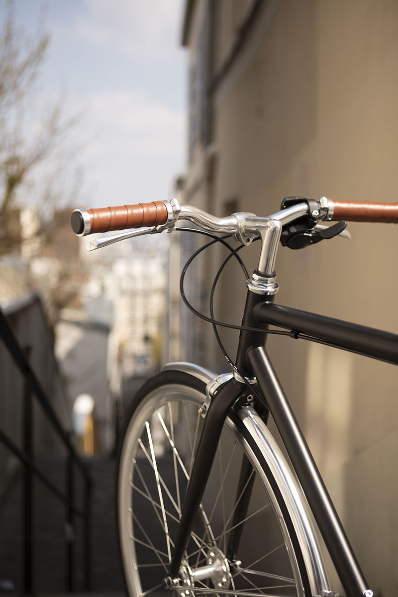 Bicicleta Urbana de Asfalto InFiné Cycles - Negro Mate
