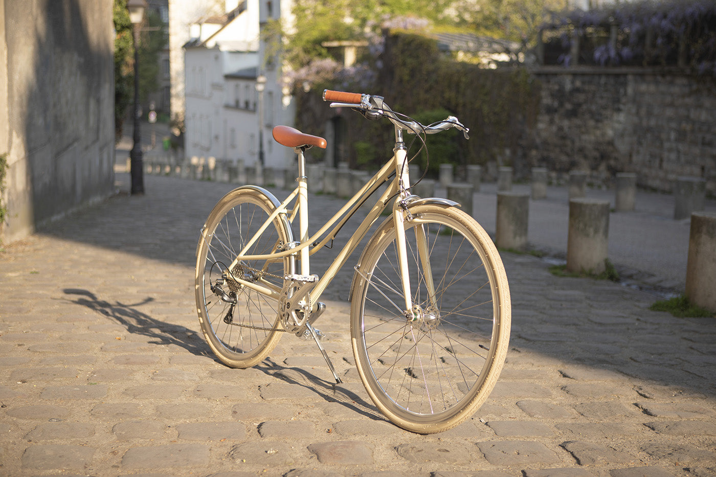 InFiné Cycles Flâneuse Stadsfiets - Crème
