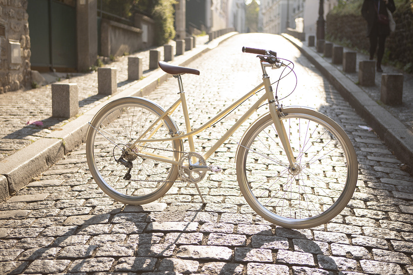 InFiné Cycles Flâneuse Stadsfiets - Crème
