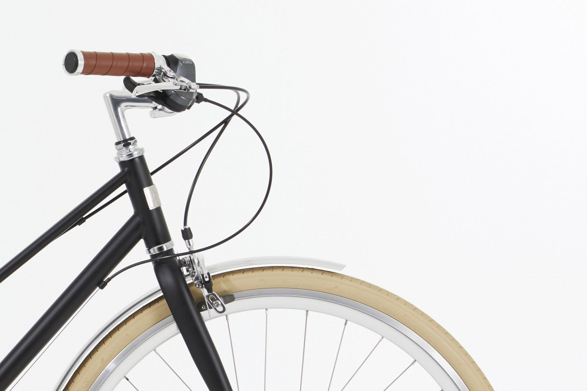 Bicicleta urbana InFiné Cycles Flâneuse - Negro mate