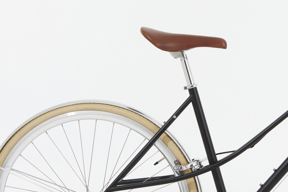 Bicicleta urbana InFiné Cycles Flâneuse - Negro mate