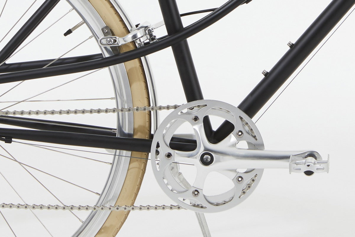 Bicicleta urbana InFiné Cycles Flâneuse - Negro mate