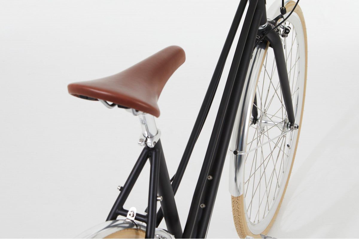 Bicicleta urbana InFiné Cycles Flâneuse - Negro mate