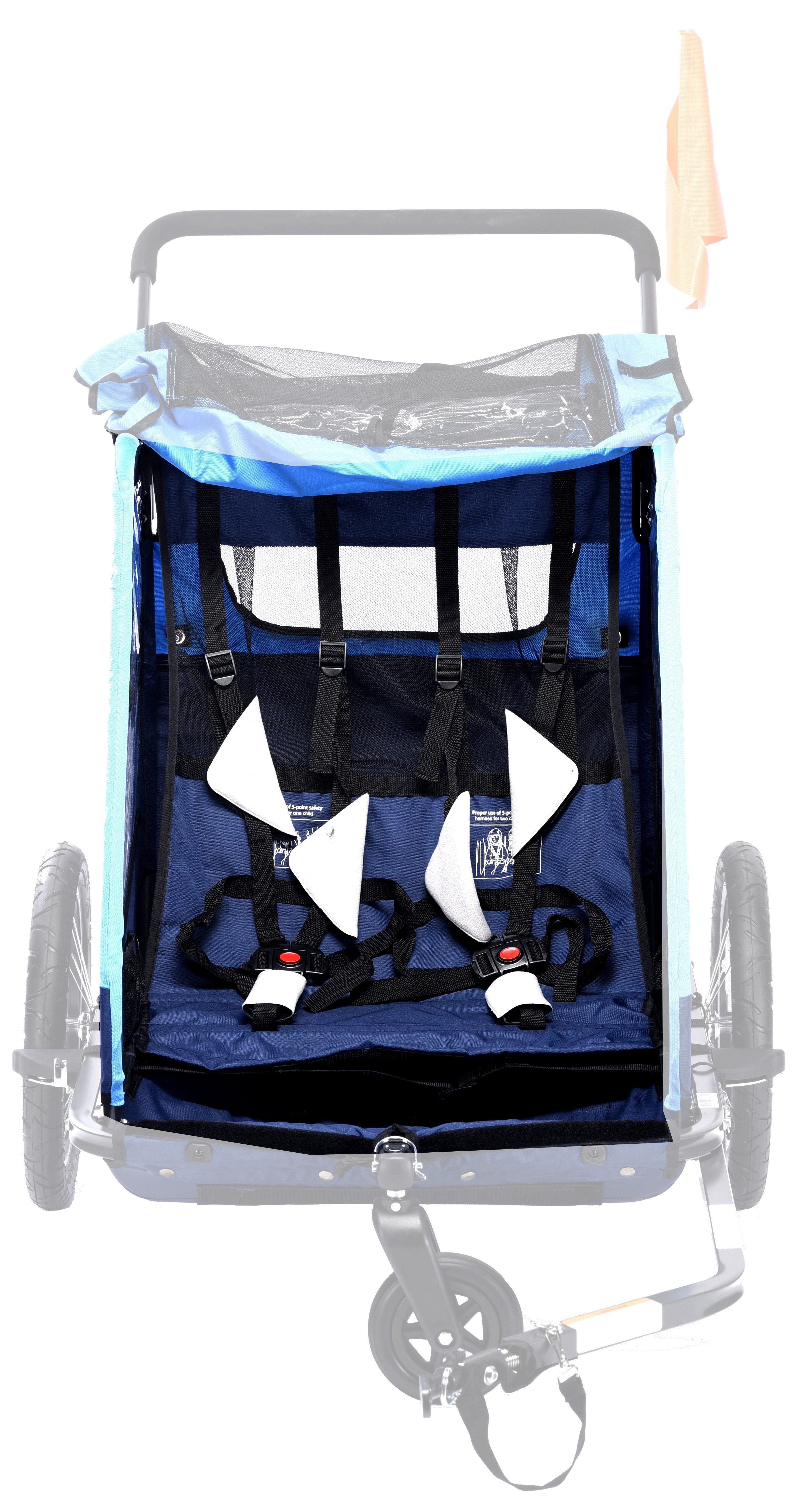 Interior seat + belts for PNA Eco+ bike trailer