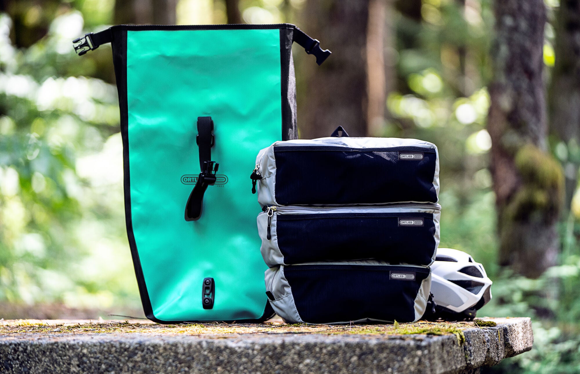 Interner Stauraum für Ortlieb Packing Cube Fahrradtasche