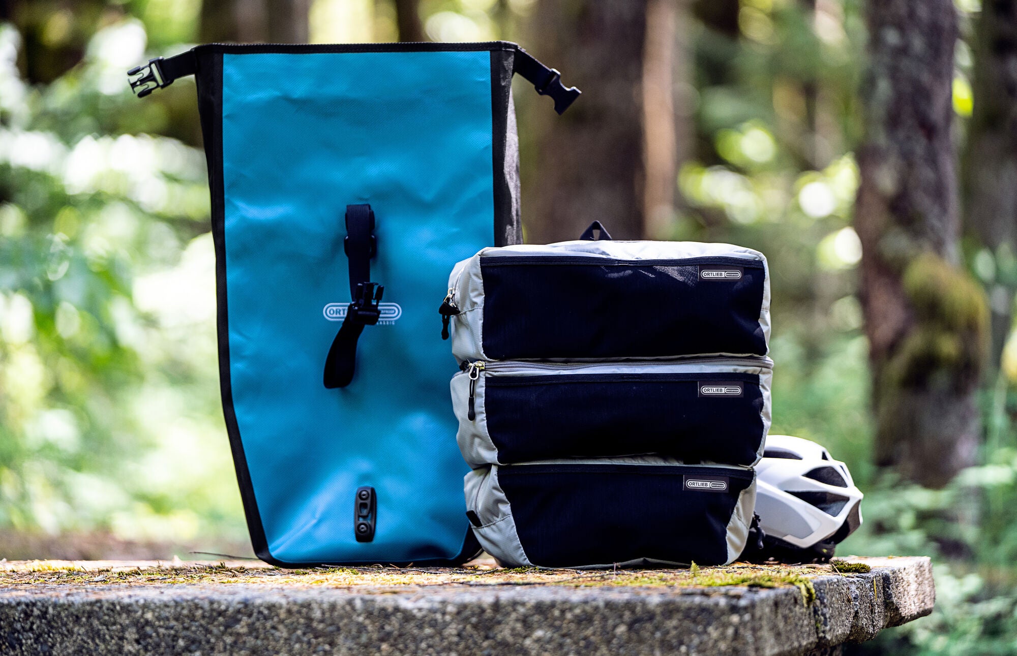 Interner Stauraum für Ortlieb Packing Cube Fahrradtasche