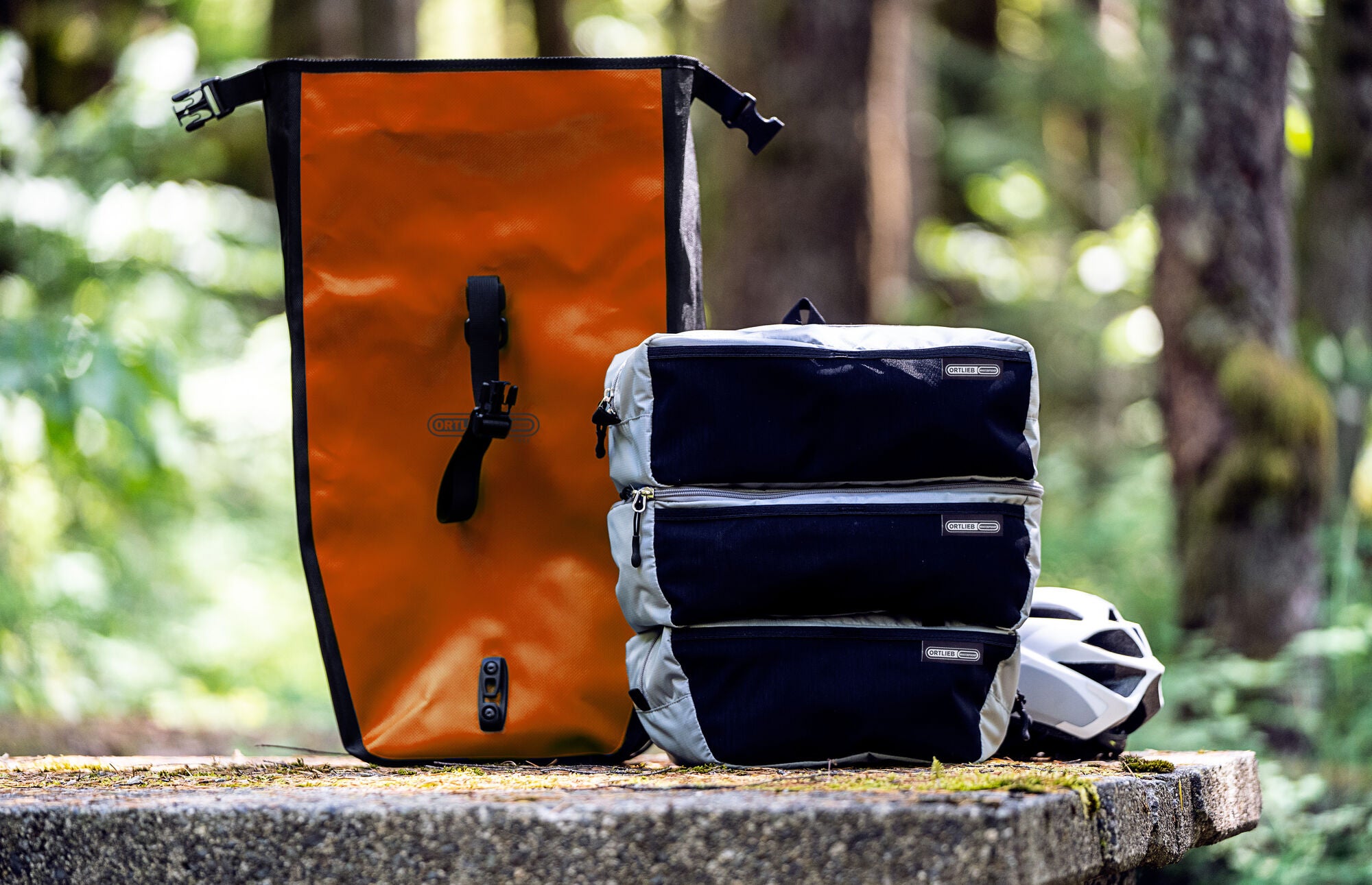 Interner Stauraum für Ortlieb Packing Cube Fahrradtasche