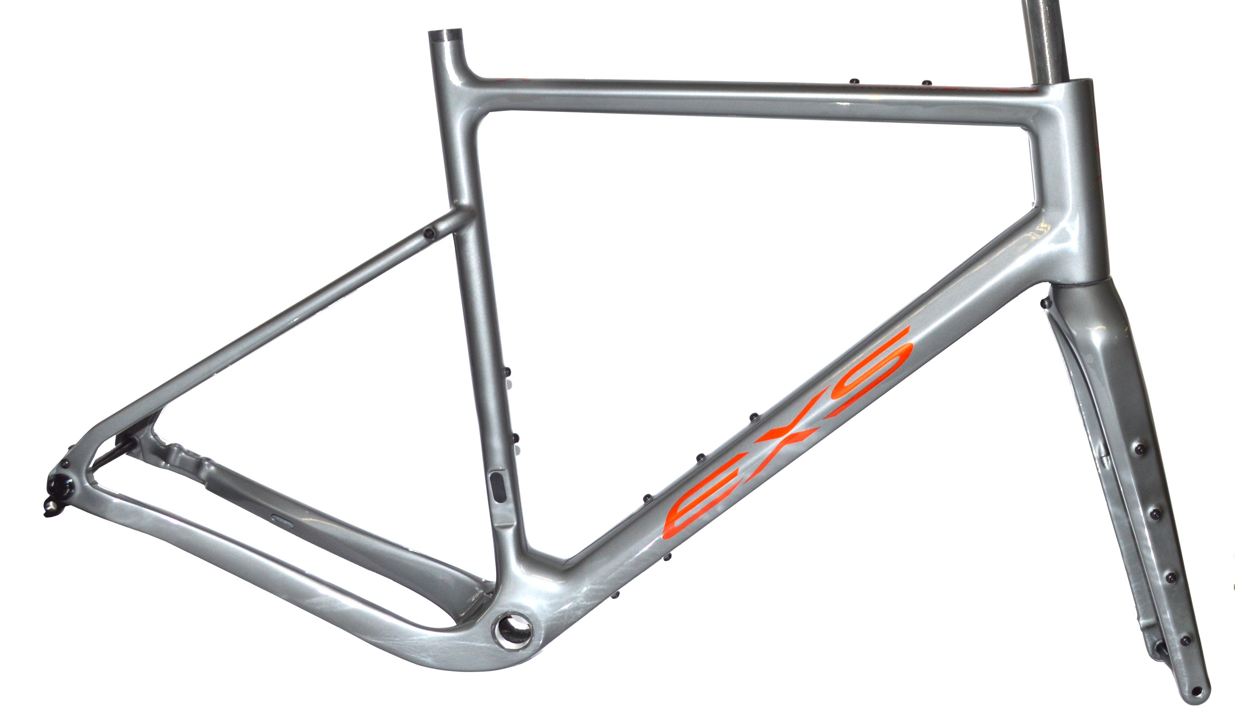 Kit cadre vélo gravel carbone 700 disque EXS