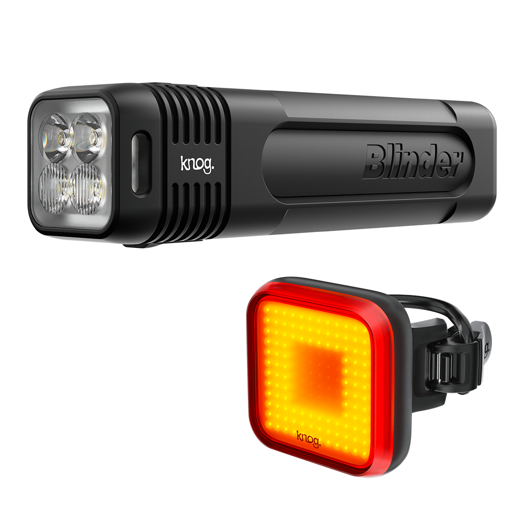Combo luce per bici anteriore e posteriore Knog Blinder Pro