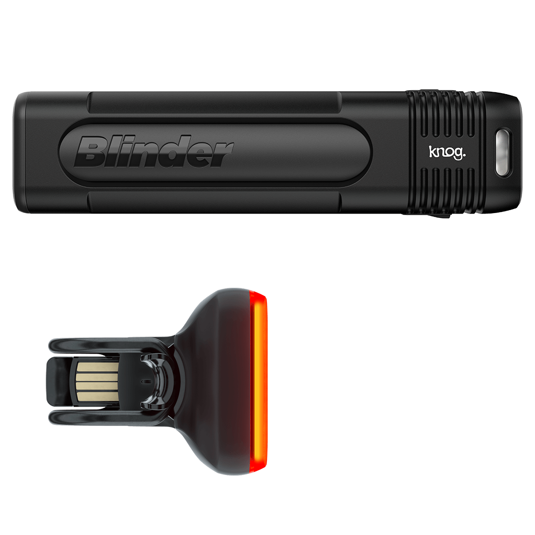 Combo luce per bici anteriore e posteriore Knog Blinder Pro