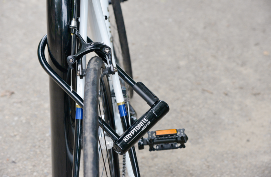 Candado para bicicleta Kryptonite Keeper 12 LS U con soporte