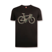 T-shirt Le Patron - Bicicletta da corsa nera