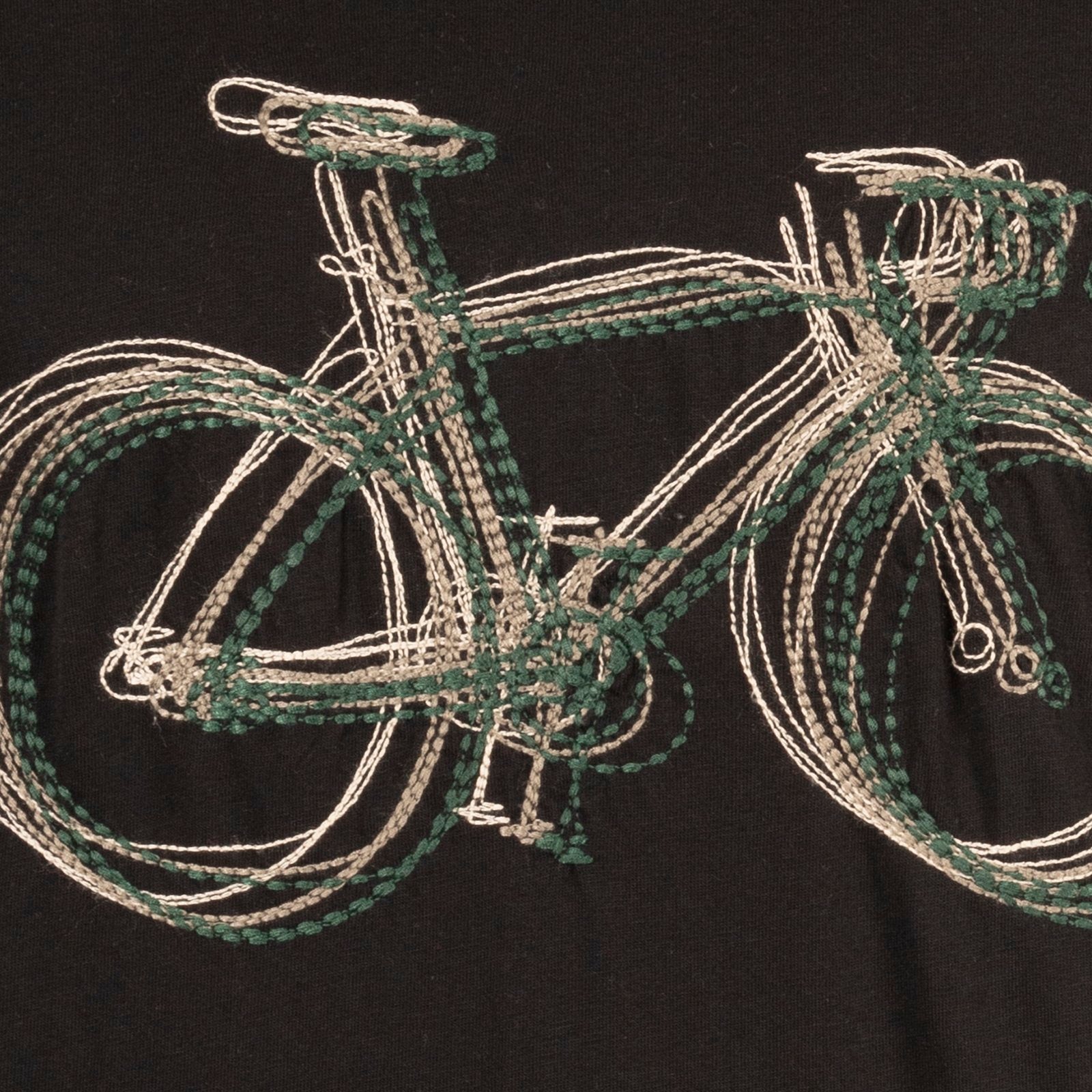 T-shirt Le Patron - Bicicletta da corsa nera