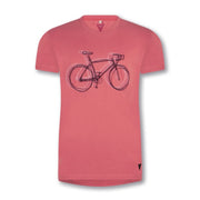 Le Patron T-Shirt – Korallenrotes Rennrad