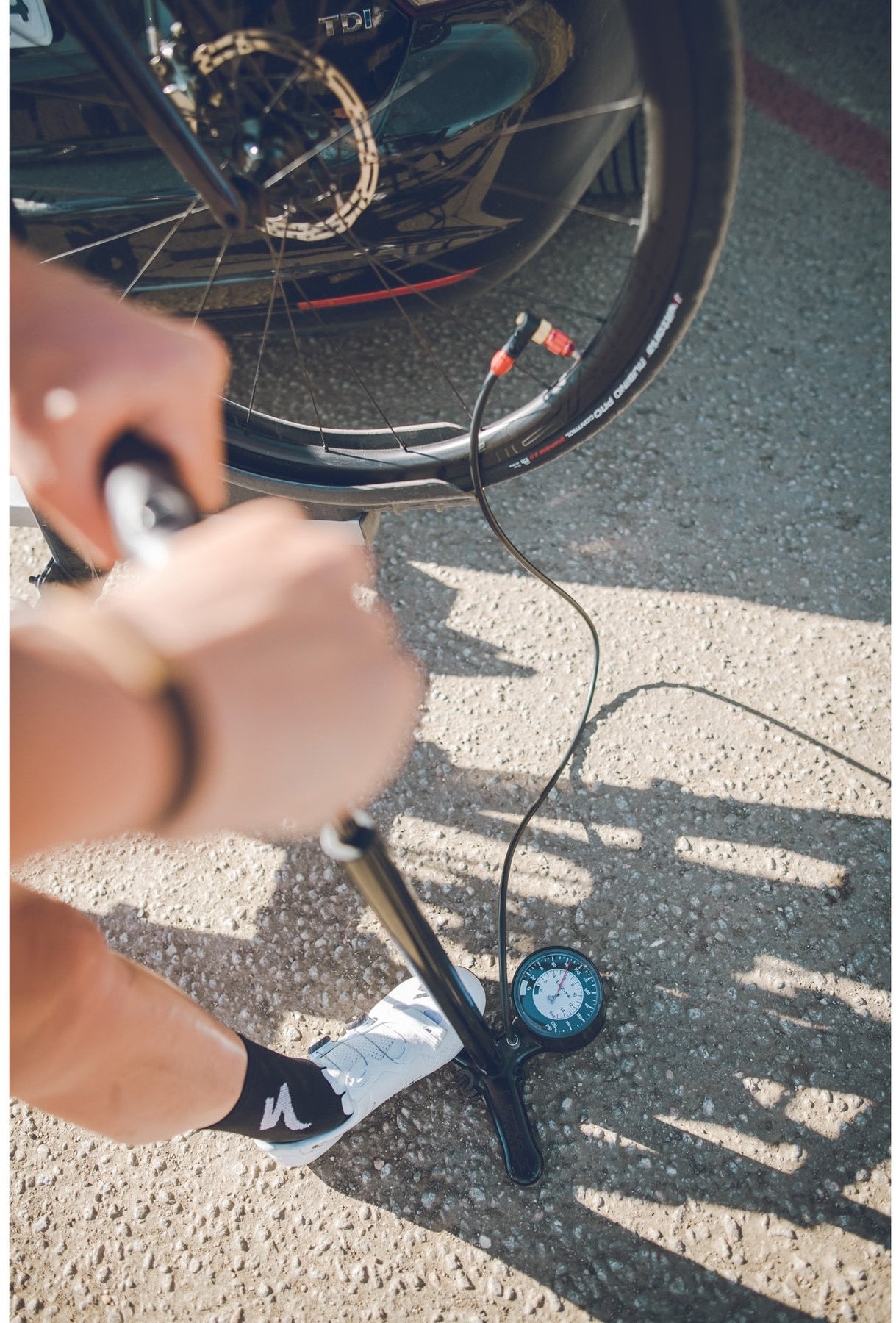 Pompe à pied Lezyne Alloy Floor Drive Tall