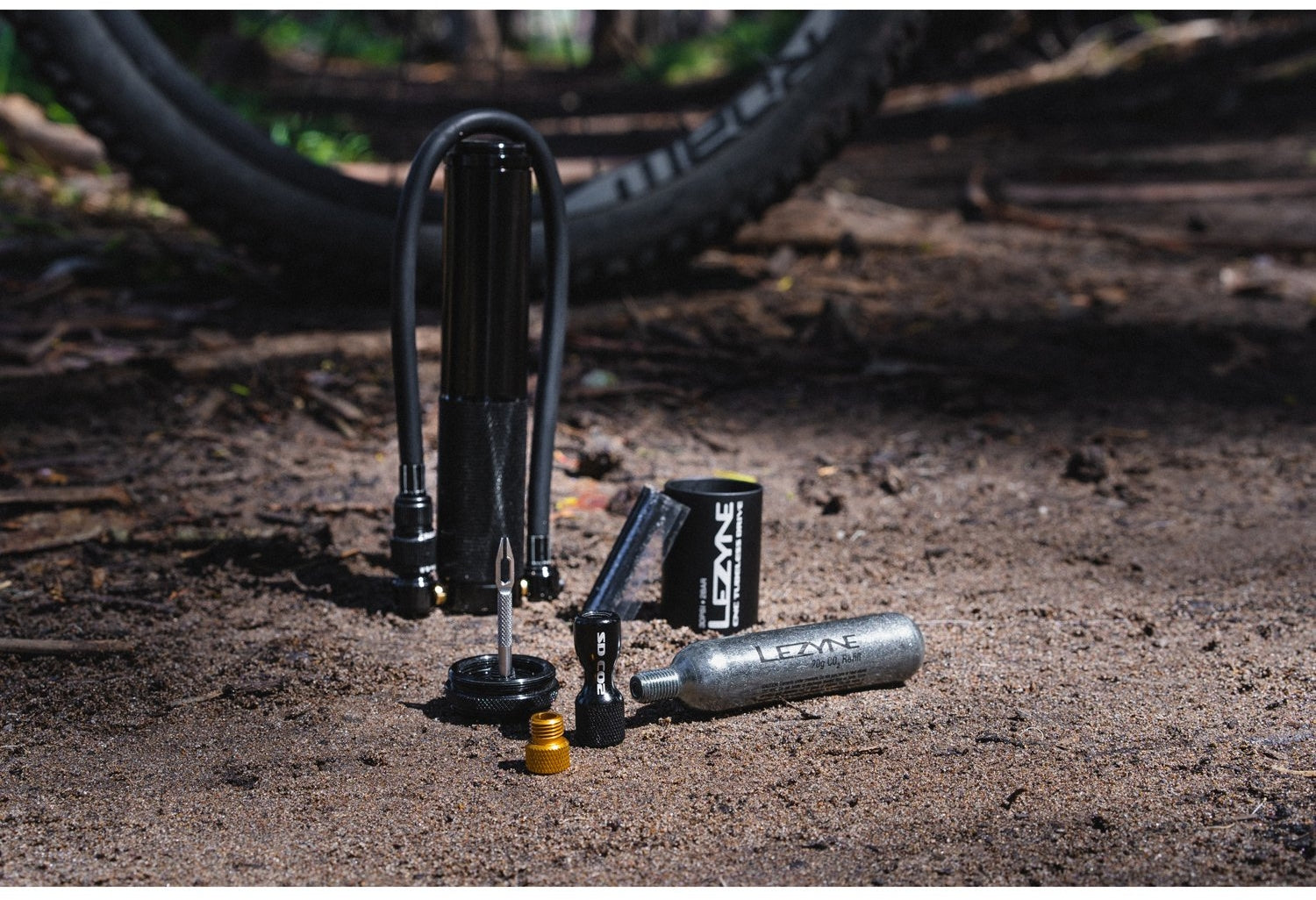 Pompe à main Lezyne CNC Tubeless Drive