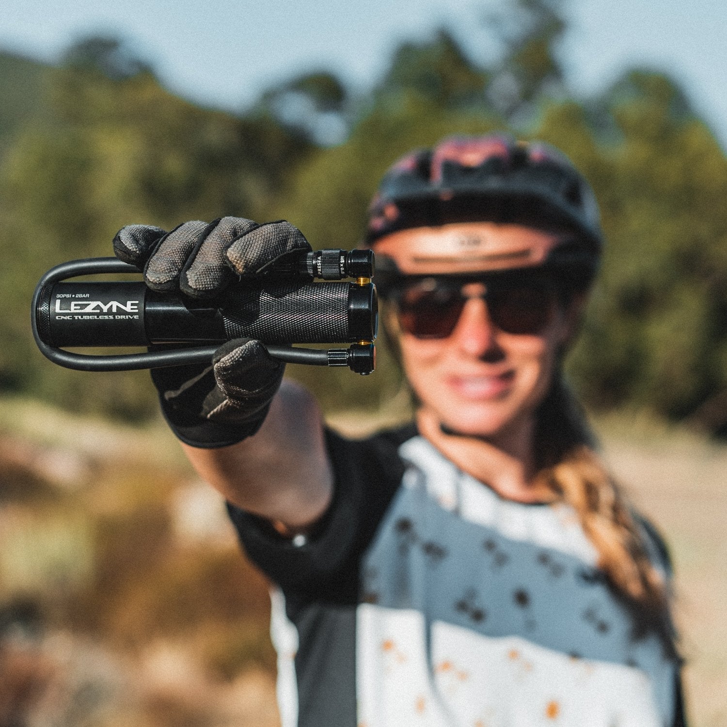 Pompe à main Lezyne CNC Tubeless Drive