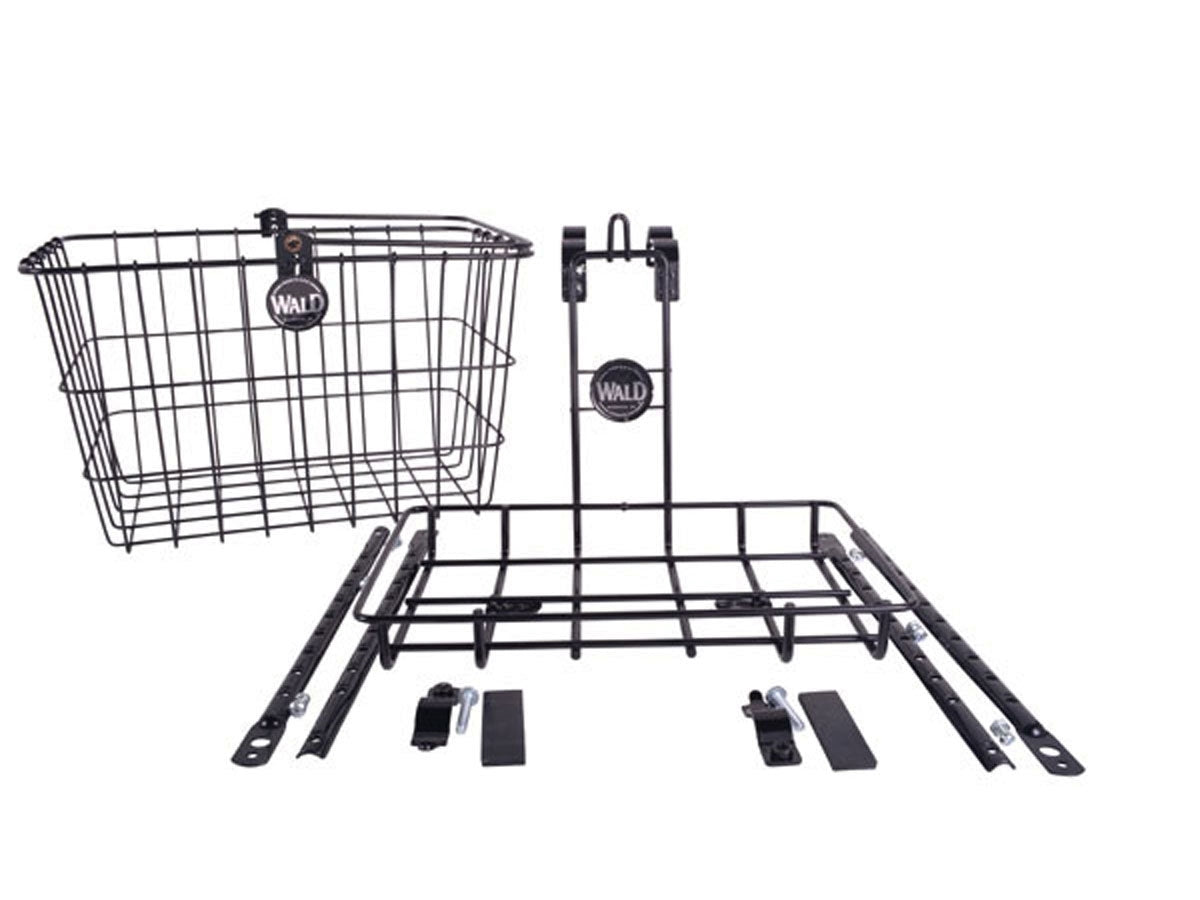 Porte-bagages + panier vélo avant Wald 3339