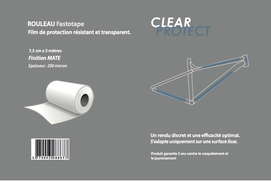 Rouleau de protection Fastotape finition mate
