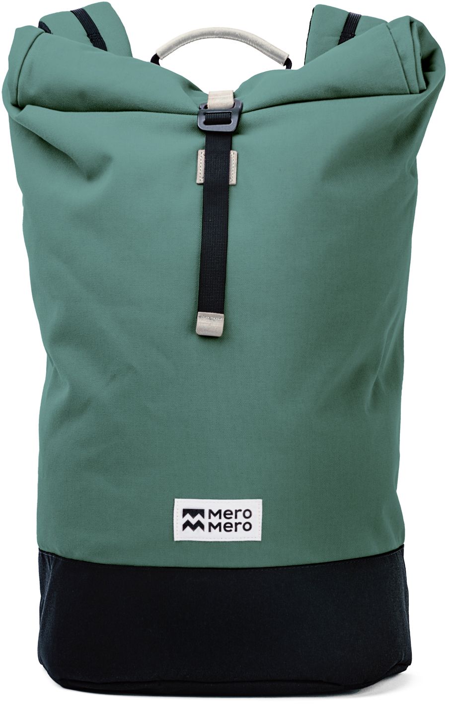 Green water / Beige leather