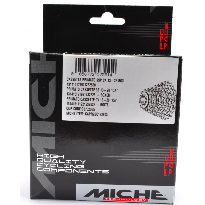 Cassetta bicicletta Miche Primato 9 Campagnolo a 9 velocità