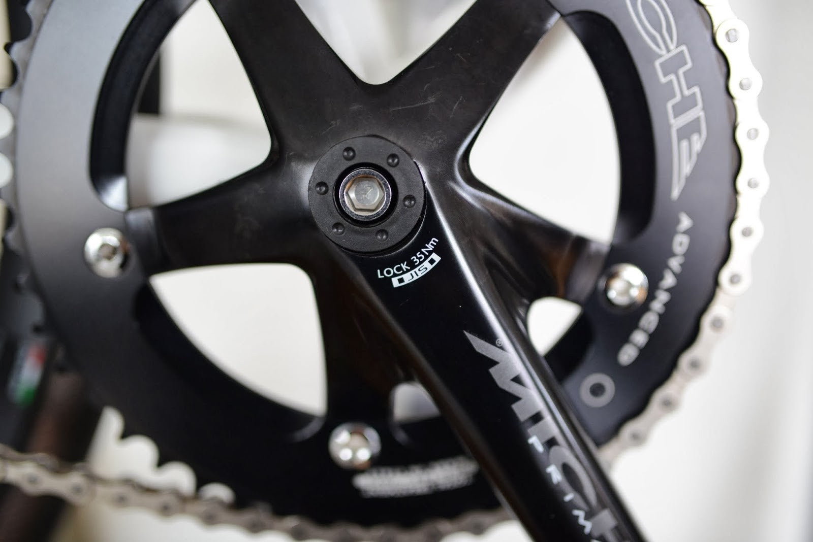 Miche Primato Advanced Fixie Kurbelgarnitur Schwarz