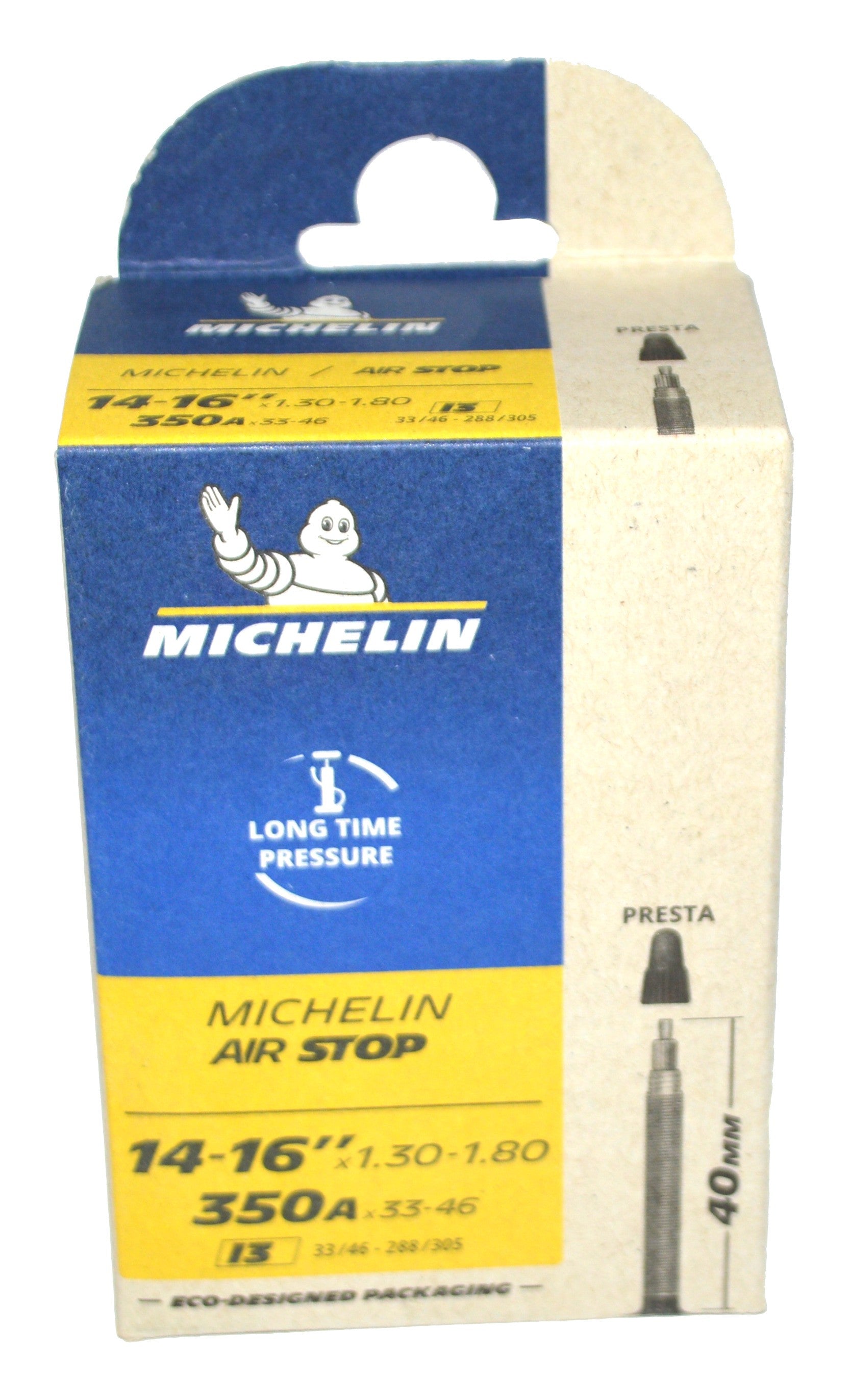 Michelin fietsbinnenband 14-16 x 1.30-1.80 / 350A Presta AIRSTOP I3