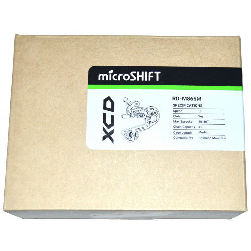Microshift 11-speed achterderailleur medium kooi 41T XCD 11