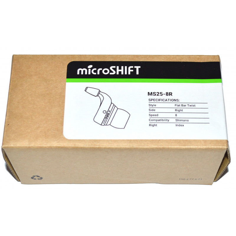 Comando cambio a destra Microshift a 8 velocità MS25
