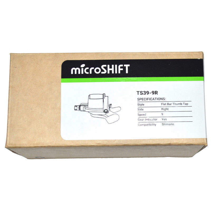 Comando cambio dritto MTB Microshift a 9 velocità TS39